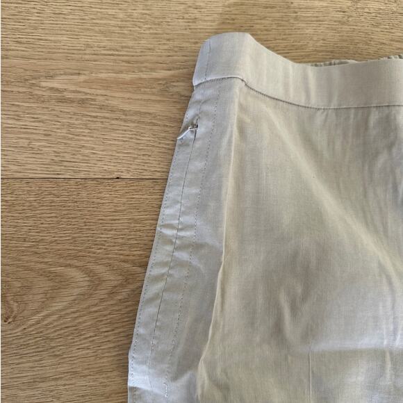 Theory - Treeca Pull On Linen Pants in Beige - Picture 2 of 5